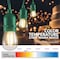 Newhouse Lighting - Outdoor 48-ft String Lights w/(16) Plastic LED Filament Bulbs Included, Green Cord CSTRINGLED18P-G - alternate 8